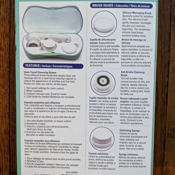 🆕 NIB Pure Radiance by CALA Sonic facial cleansing system - Picture 3 of 5